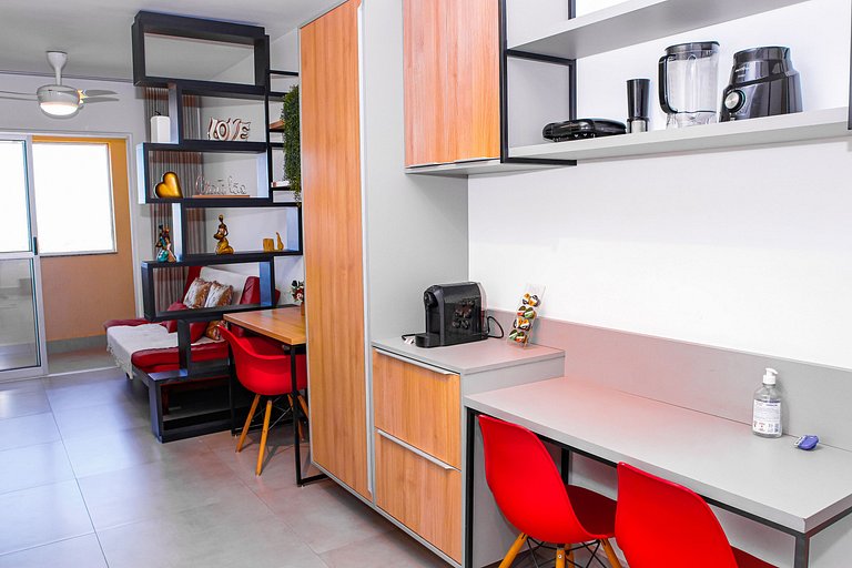 Apartamento moderno com uma estrutura plus - Loft Felau