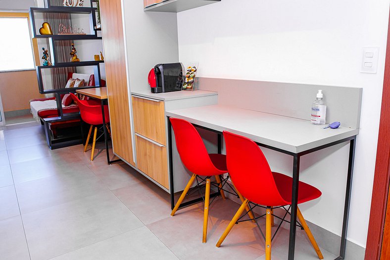 Apartamento moderno com uma estrutura plus - Loft Felau