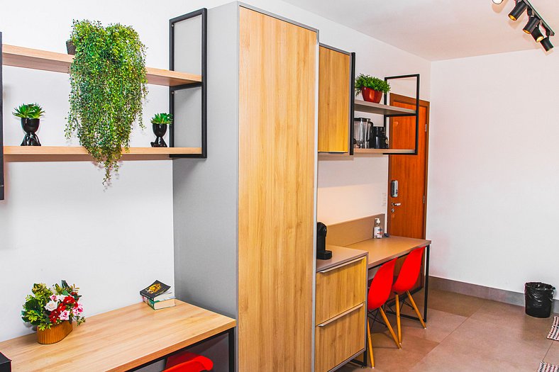 Apartamento moderno com uma estrutura plus - Loft Felau